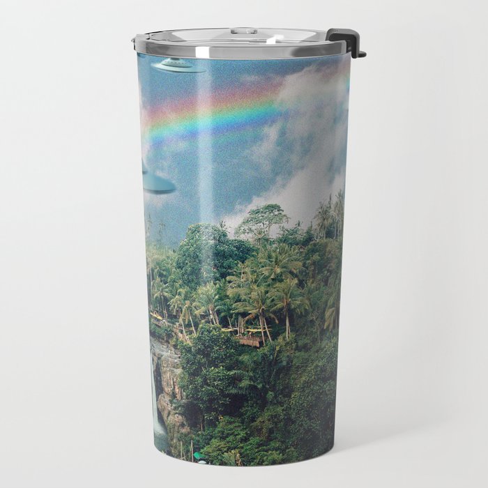 The Visitors // UFOs in Paradise Travel Mug Gallery Image 2