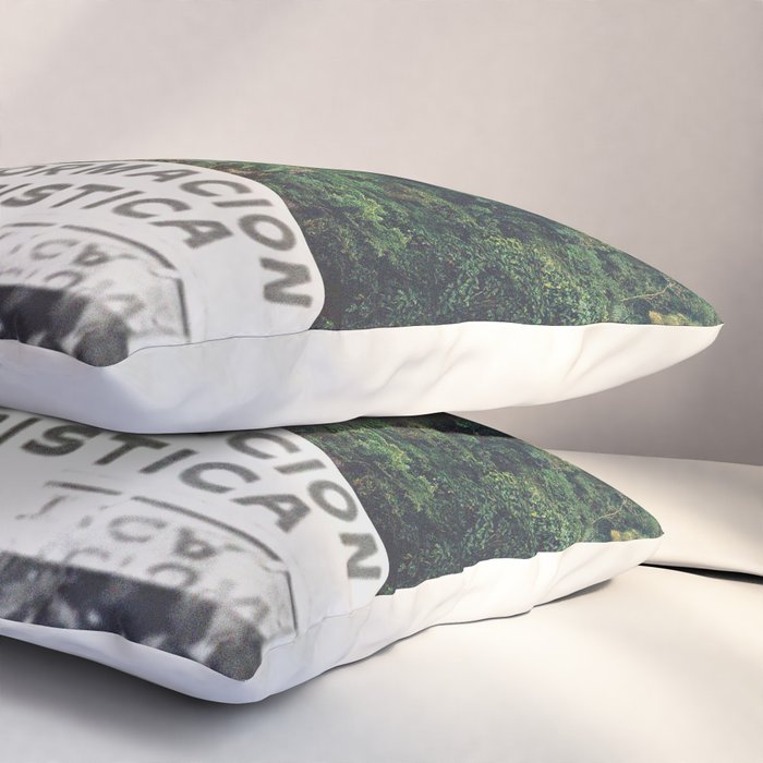 The Visitors // UFOs in Paradise Pillow Sham Gallery Image 3