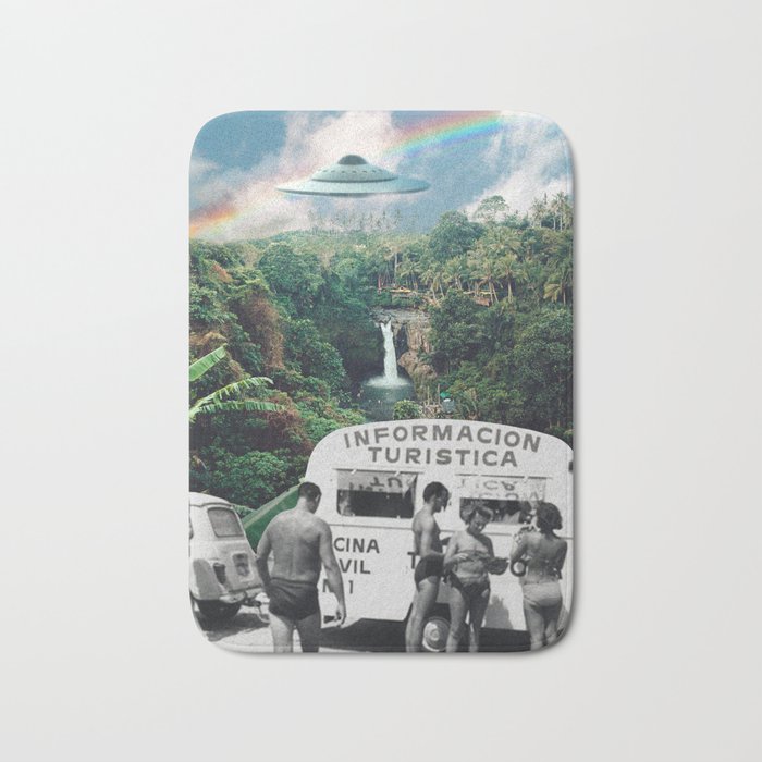 The Visitors // UFOs in Paradise Bath Mat Gallery Image 1