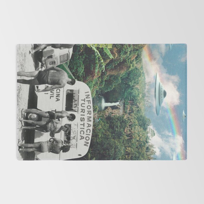 The Visitors // UFOs in Paradise Rug Gallery Image 2