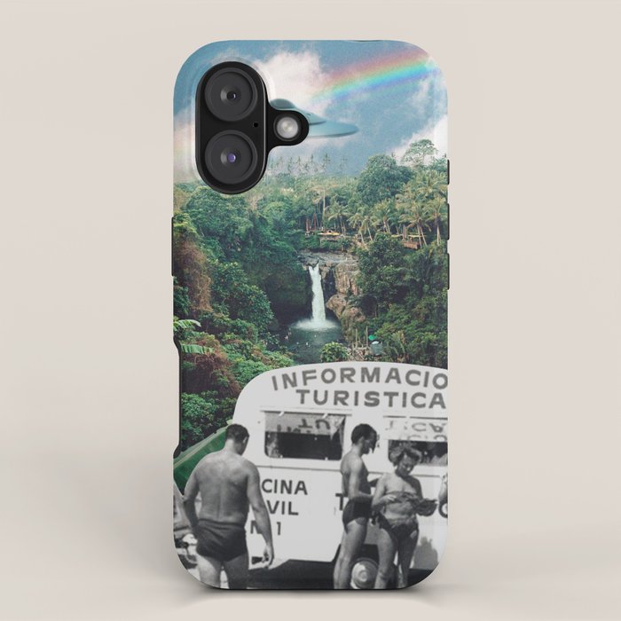 The Visitors // UFOs in Paradise iPhone Case Gallery Image 1