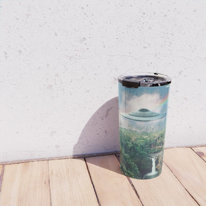 The Visitors // UFOs in Paradise Travel Mug Gallery Image 4