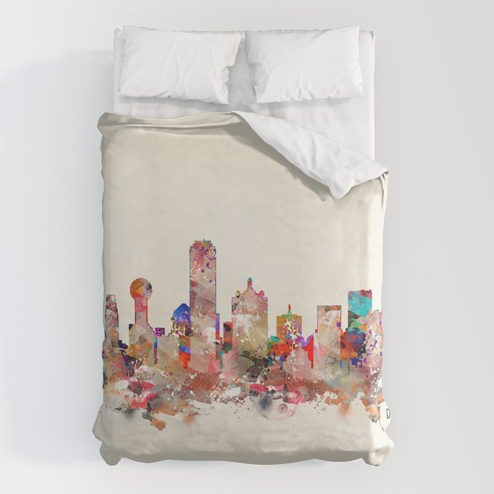 Dallas city texas Duvet Cover Gallery Image 1