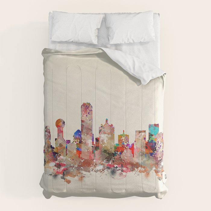 Dallas city texas Comforter Gallery Image 1