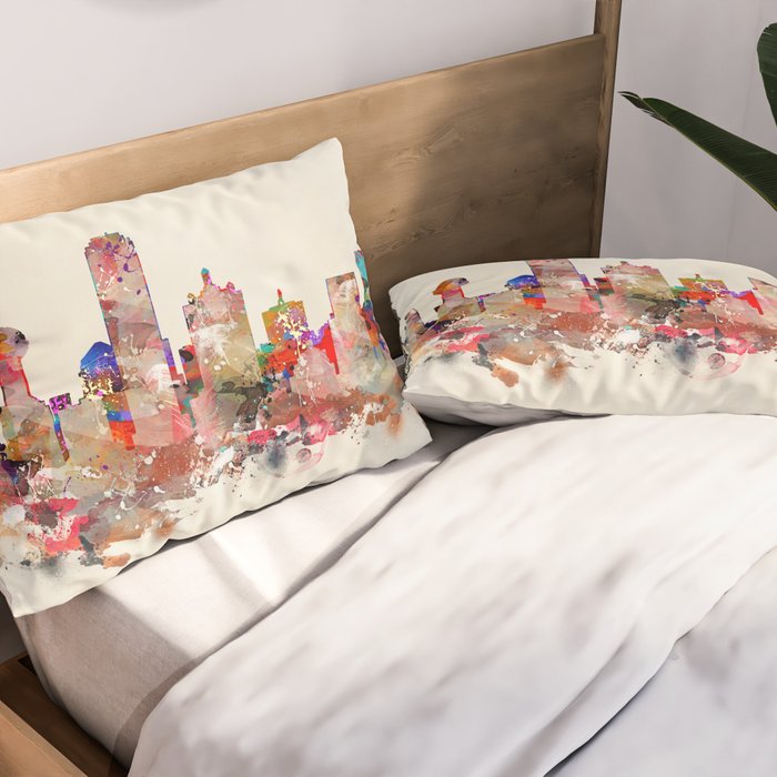 Dallas city texas Pillow Sham Gallery Image 2