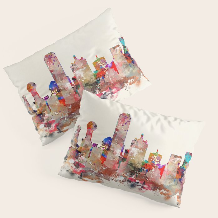 Dallas city texas Pillow Sham Gallery Image 1
