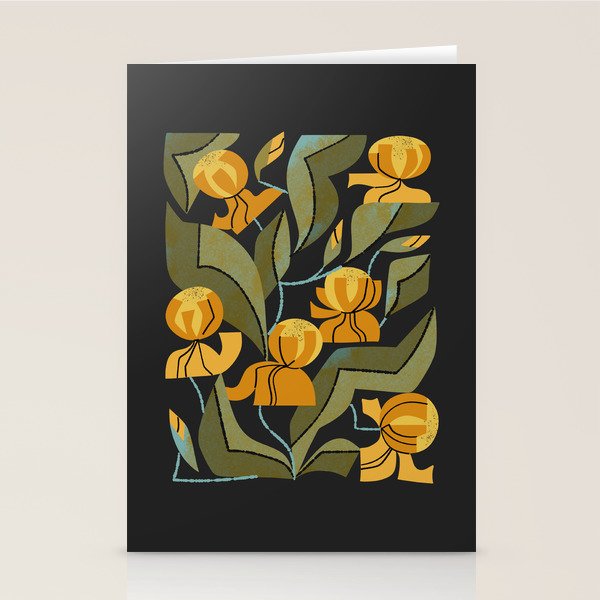Gold Garden Iris Stationery Card Gallery Image 2