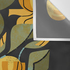 Gold Garden Iris Wall Tapestry Gallery Image 3