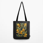 Gold Garden Iris Tote Bag Gallery Image 2