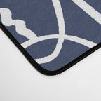 faces (navy) Desk Mat Gallery Image 4
