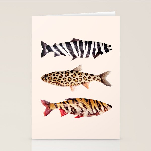 FISH PRINTS Stationery Card Gallery Image 1