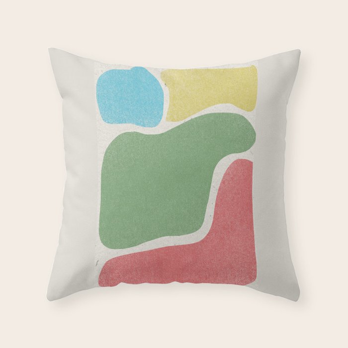 Modern Landscape Throw Pillow Gallery Image 1