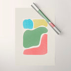 Modern Landscape Wrapping Paper Gallery Image 1