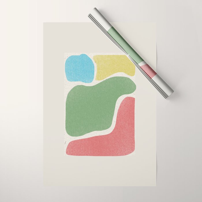 Modern Landscape Wrapping Paper Gallery Image 1