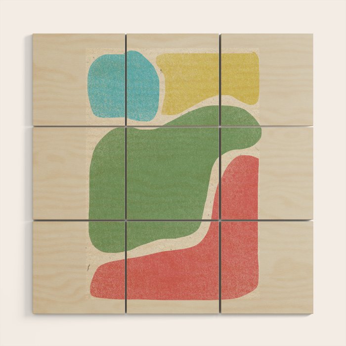 Modern Landscape Wood Wall Art Gallery Image 1