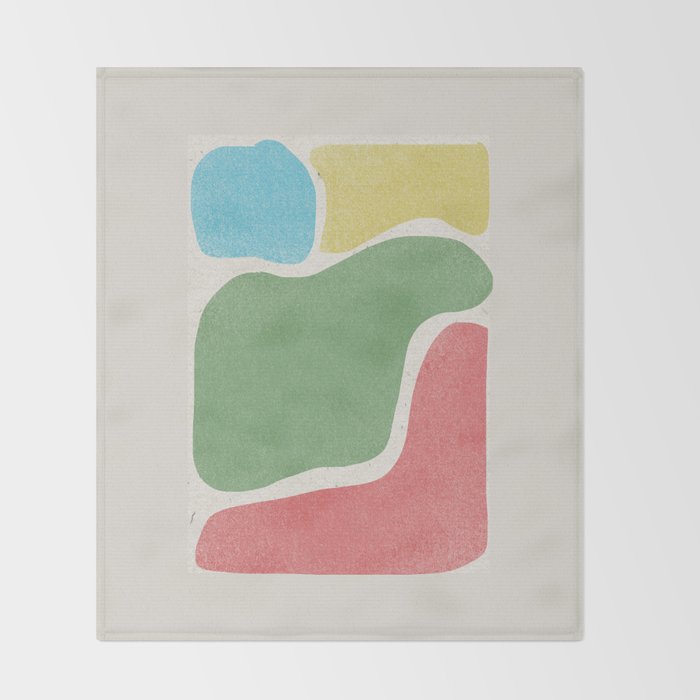 Modern Landscape Throw Blanket Gallery Image 2