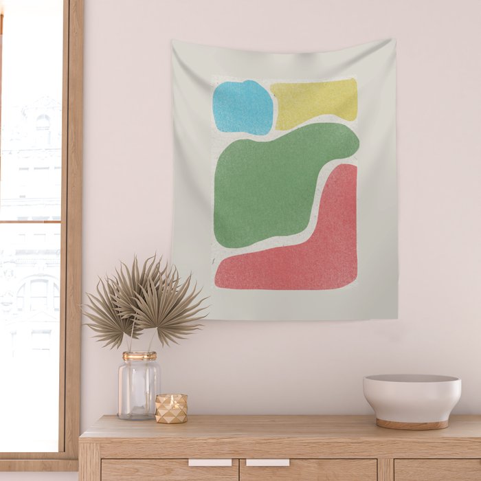 Modern Landscape Wall Tapestry Gallery Image 2