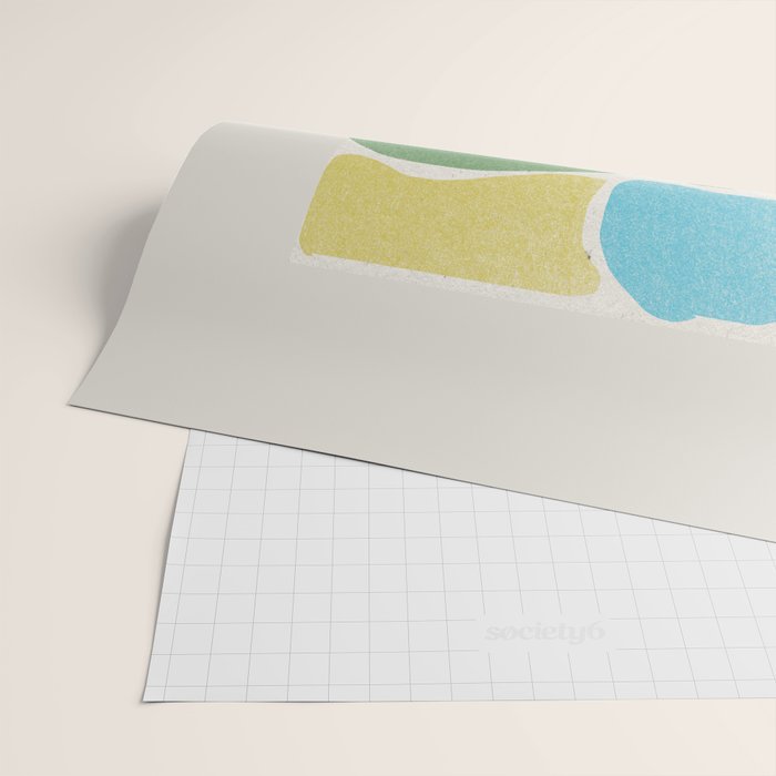 Modern Landscape Wrapping Paper Gallery Image 2
