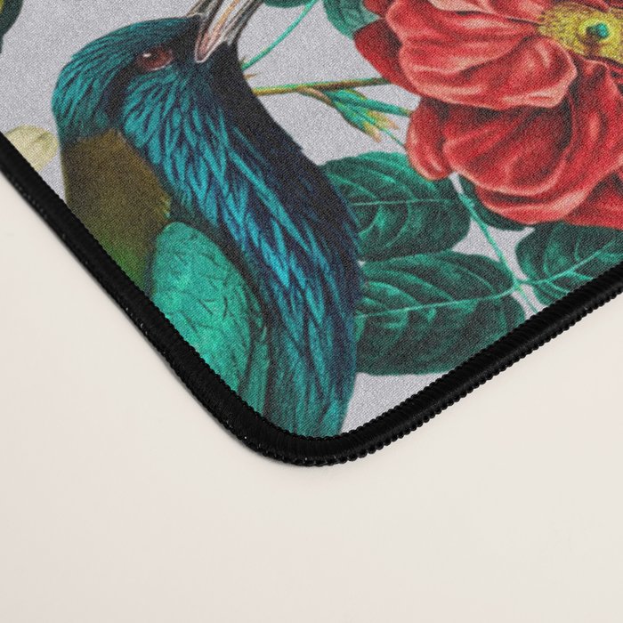 FLORAL AND BIRDS XIV Desk Mat Gallery Image 4