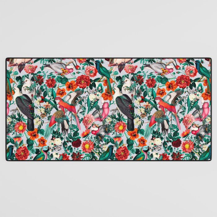 FLORAL AND BIRDS XIV Desk Mat Gallery Image 3