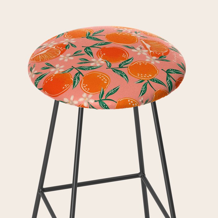 Fresh tangerines Stool Gallery Image 2