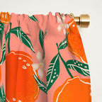 Fresh tangerines Window Curtain Gallery Image 2