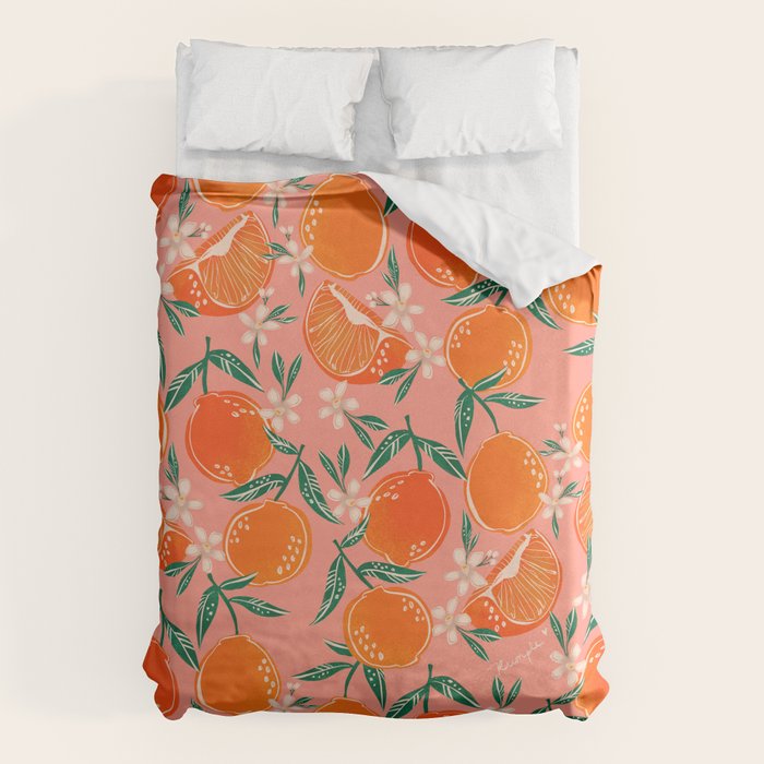 Fresh tangerines Duvet Cover Gallery Image 6