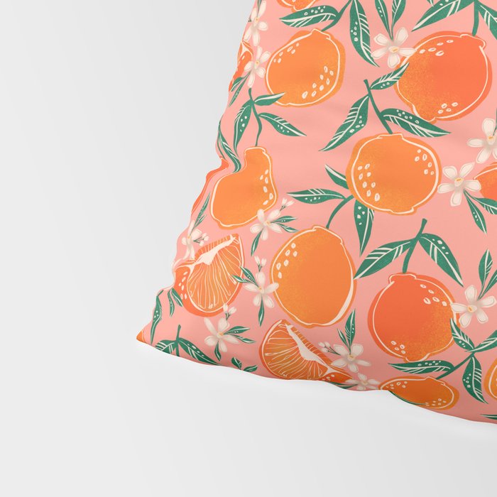 Fresh tangerines Pillow Sham Gallery Image 4