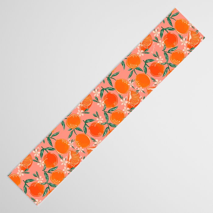 Fresh tangerines Table Runner Gallery Image 3
