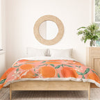 Fresh tangerines Duvet Cover Gallery Image 3