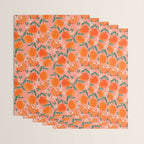 Fresh tangerines Wrapping Paper Gallery Image 3