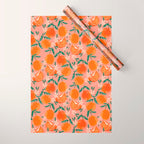 Fresh tangerines Wrapping Paper Gallery Image 1