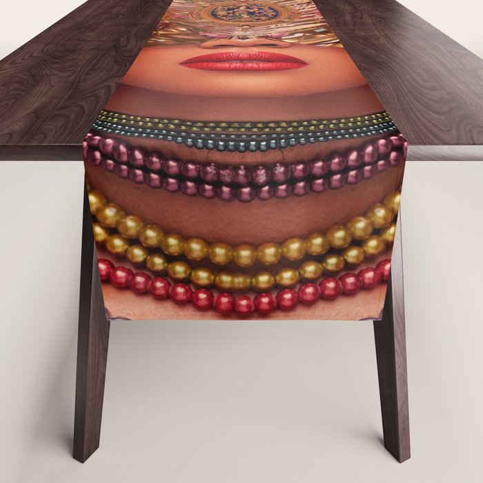 Blossom in a golden asymmetry Table Runner Gallery Image 1