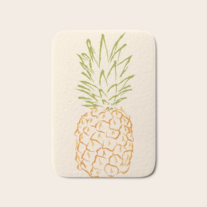 Pineapple Bath Mat Gallery Image 1