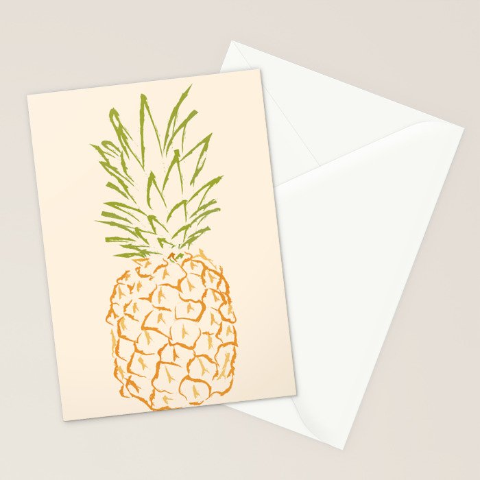 Pineapple Stationery Card Gallery Image 2