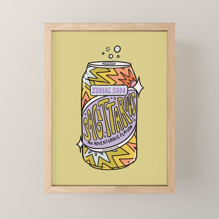 Sagittarius Soda Mini Art Print Gallery Image 1