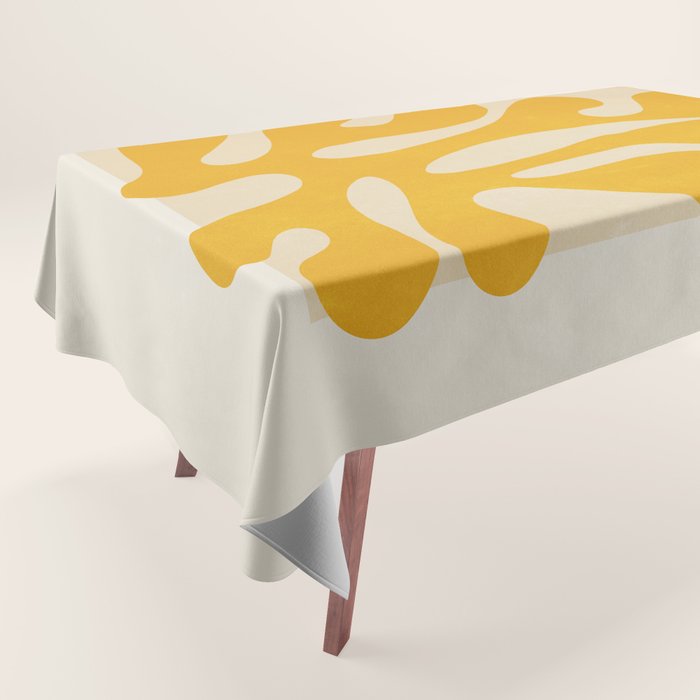 Sun Leaf 2: Matisse Edition | Mid Century Series Tablecloth Gallery Image 1