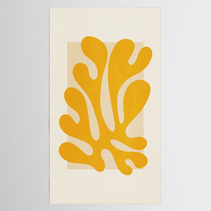 Sun Leaf 2: Matisse Edition | Mid Century Series Tablecloth Gallery Image 2