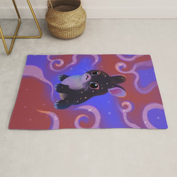 The year of black rabbit Rug Gallery Image 1