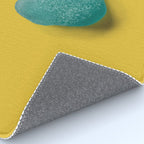  Seaglass on mustard, japandi minimalist Rug Gallery Image 4