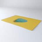  Seaglass on mustard, japandi minimalist Rug Gallery Image 3