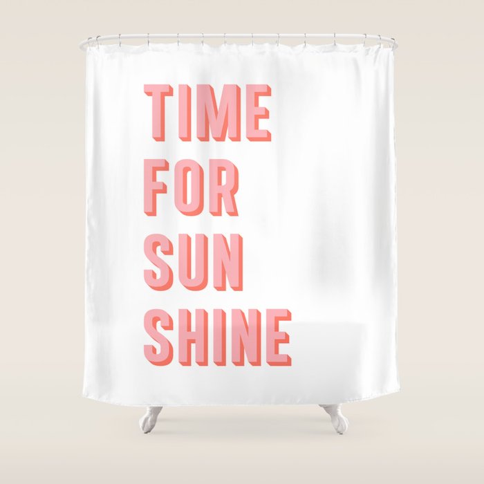 Time For Sunshine Shower Curtain Gallery Image 1