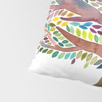 Tree of Life Watercolor - Rainbow Palette Pillow Sham Gallery Image 4