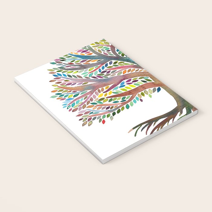 Tree of Life Watercolor - Rainbow Palette Notebook Gallery Image 3