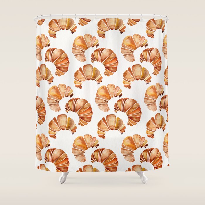 Croissant Collection Shower Curtain Gallery Image 1