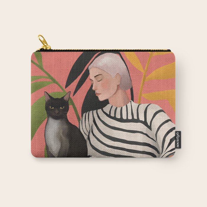 The Cat and the Calm Carry All Pouch Gallery Image 1