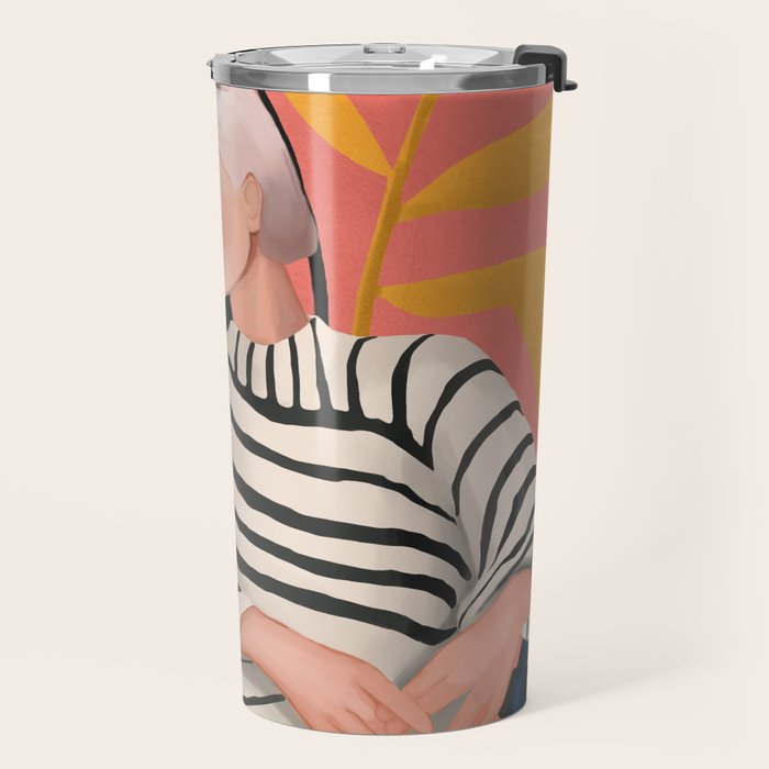 The Cat and the Calm Travel Mug Gallery Image 2