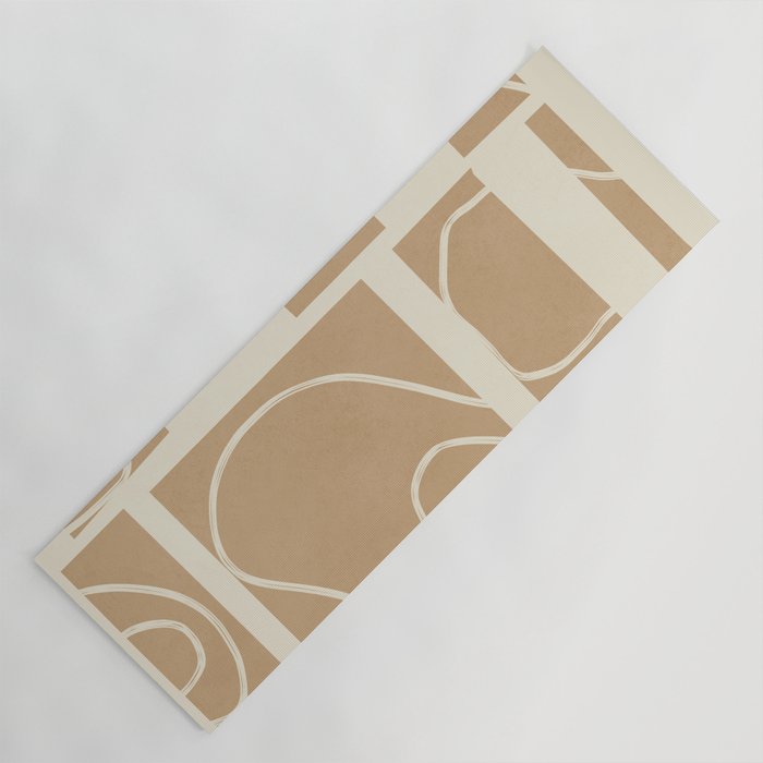 Abstract Pathways 7 Yoga Mat Gallery Image 1