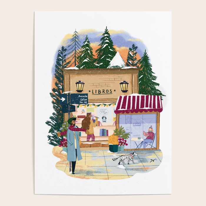 Winter at the bookshop Poster Gallery Image 1
