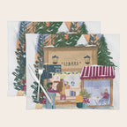 Winter at the bookshop Placemat Gallery Image 1